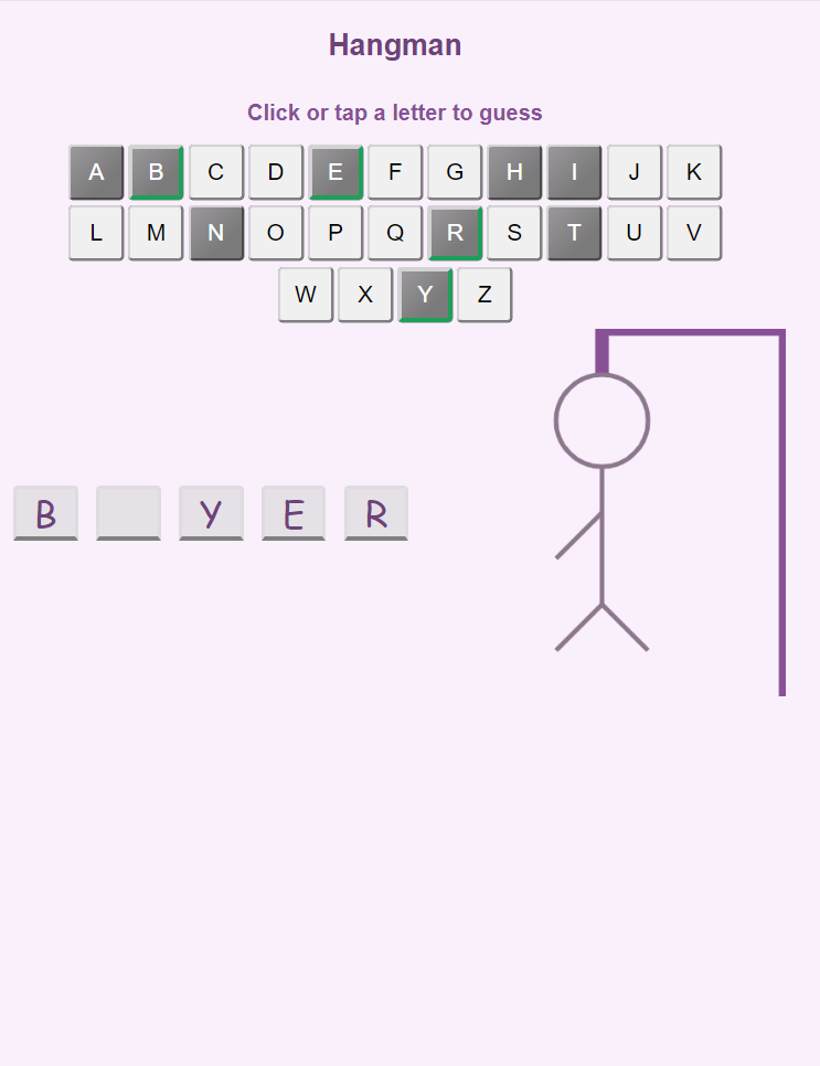 hangman game